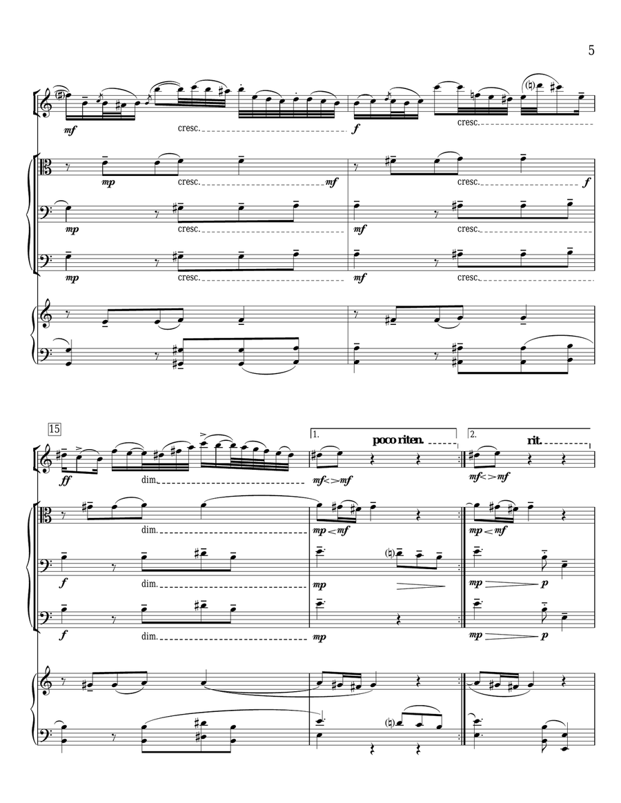 VARIATION 25 (from the GOLDBERG VARIATIONS) Chamber Orchestra scores gallery preview page 4