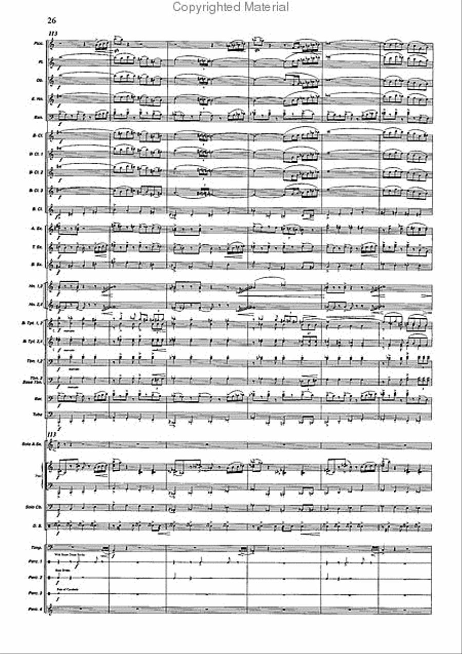 Concertango Concert Band scores gallery preview page 27