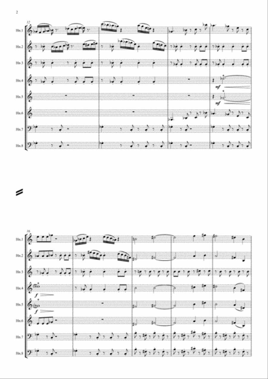 Theme From The Simpsons TM from the Twentieth Century Fox Television Series THE SIMPSONS Brass Ensemble scores gallery preview page 3