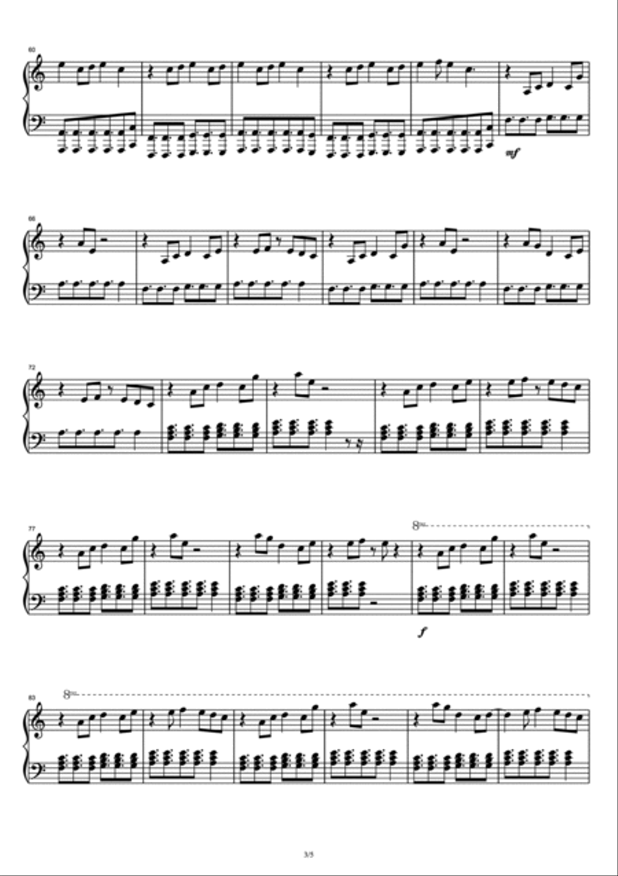 Take It Back Piano Solo scores gallery preview page 3