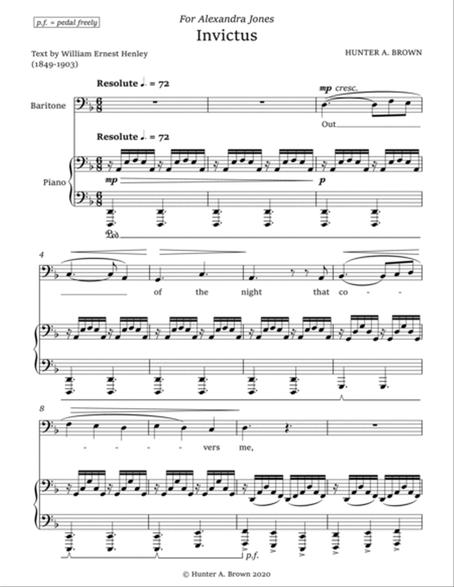 Invictus Voice Solo scores gallery preview page 3