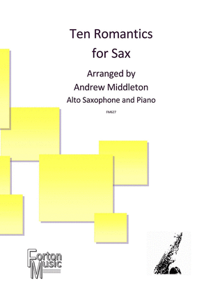 Book cover for Ten Romantics for Sax