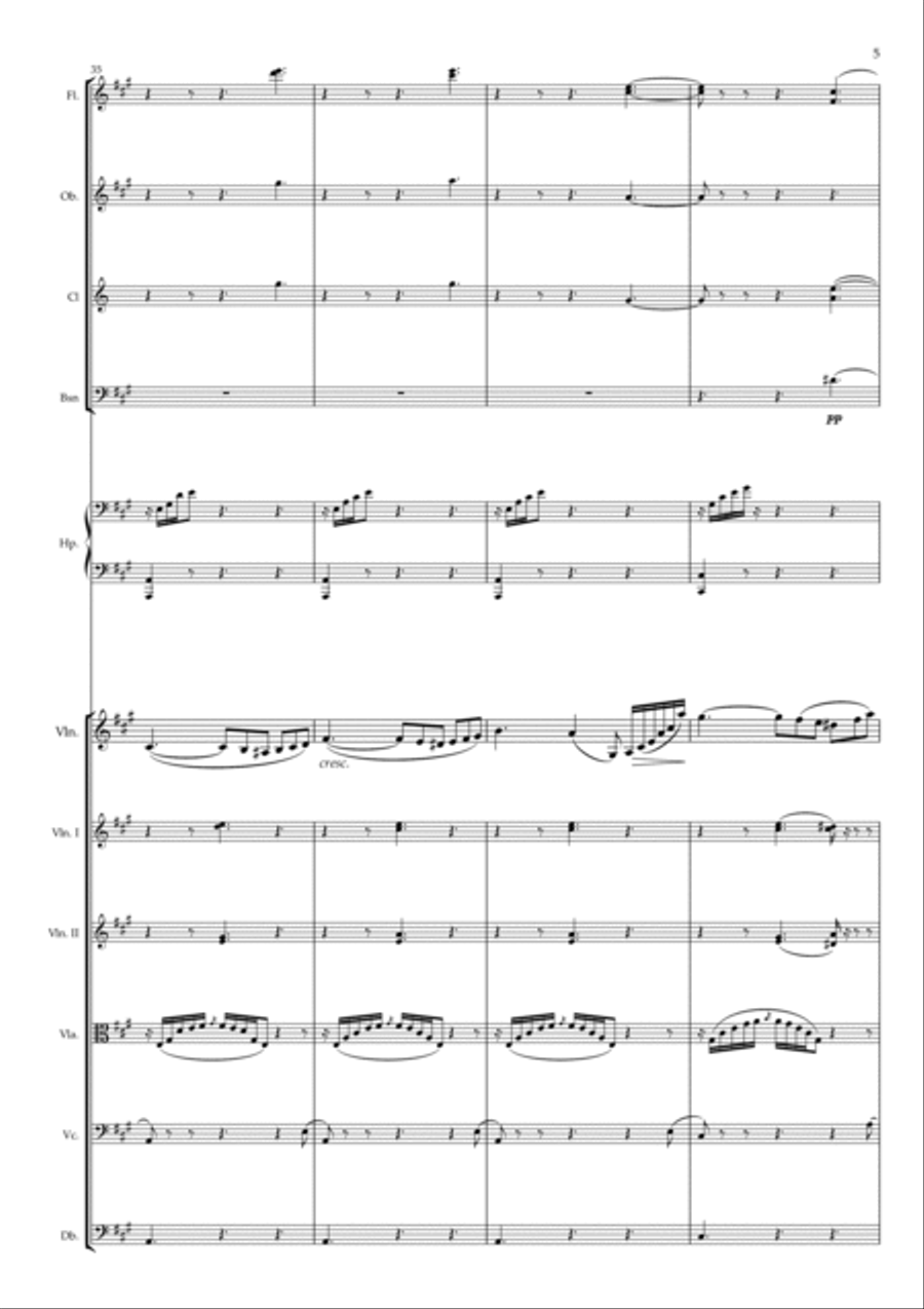 Carmen Fantasie Full Orchestra scores gallery preview page 5