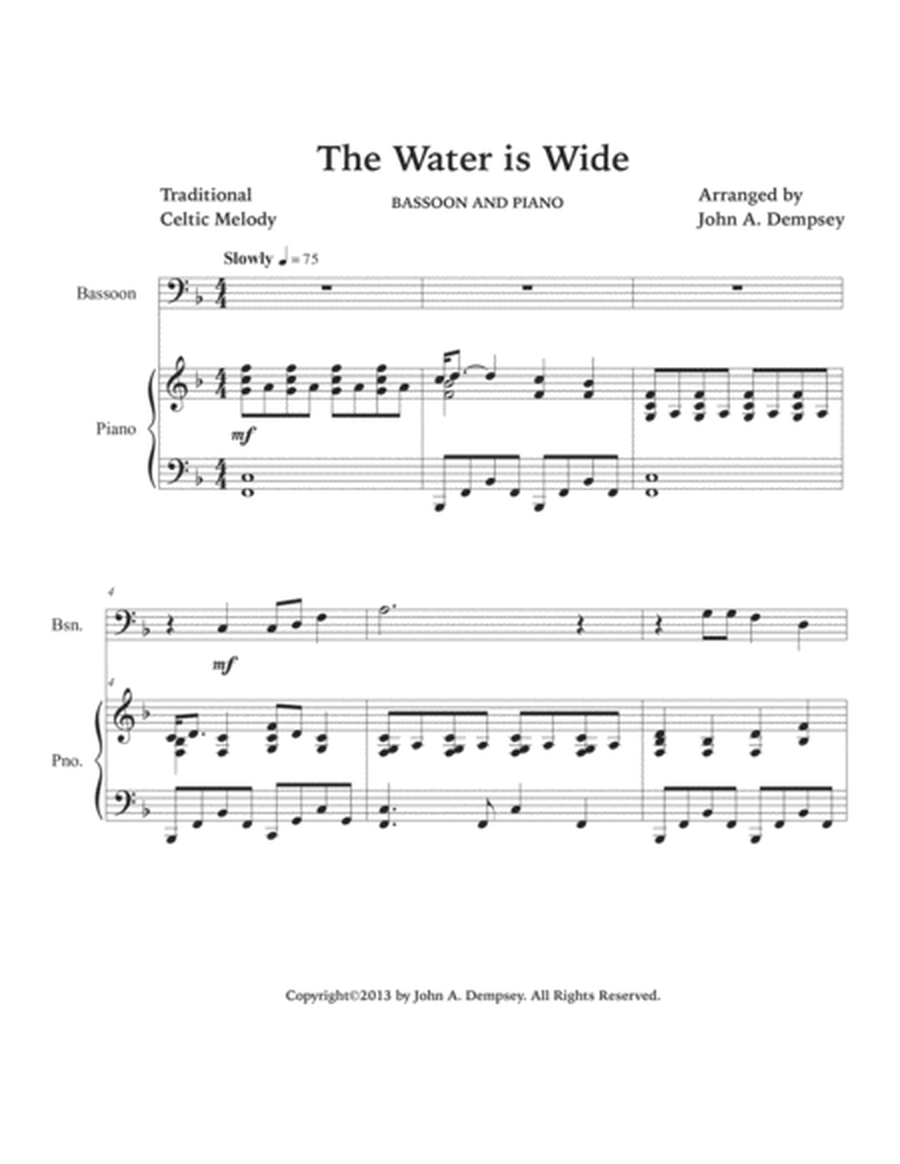 The Water is Wide (Bassoon and Piano) image number null