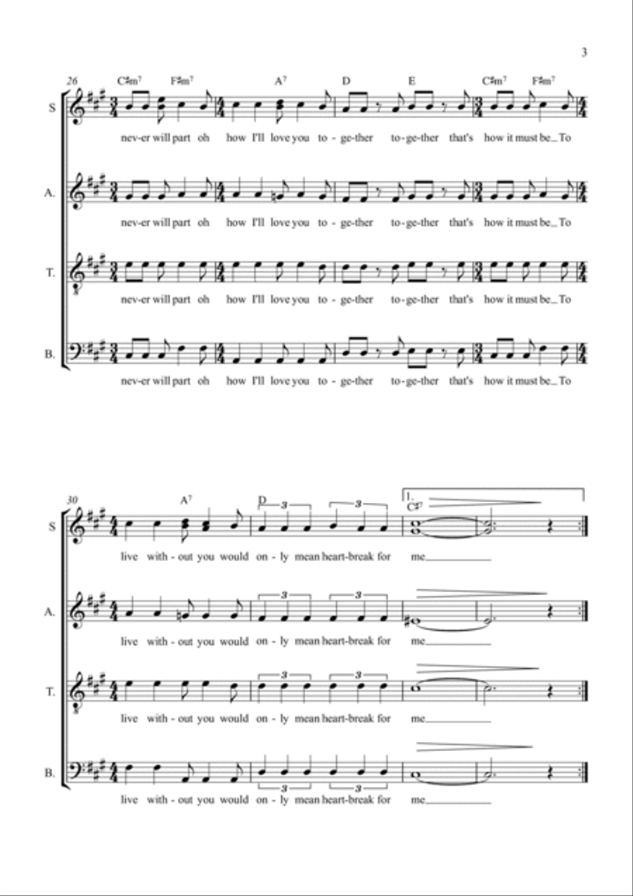 I Say A Little Prayer (arr. Craig McLeish) SSATB scores gallery preview page 3