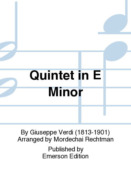Quintet in E Minor