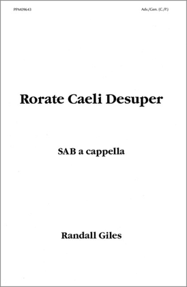 Book cover for Rorate Caeli Desuper
