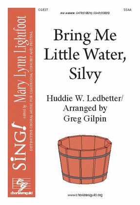 Book cover for Bring Me Little Water, Silvy (SSAA)