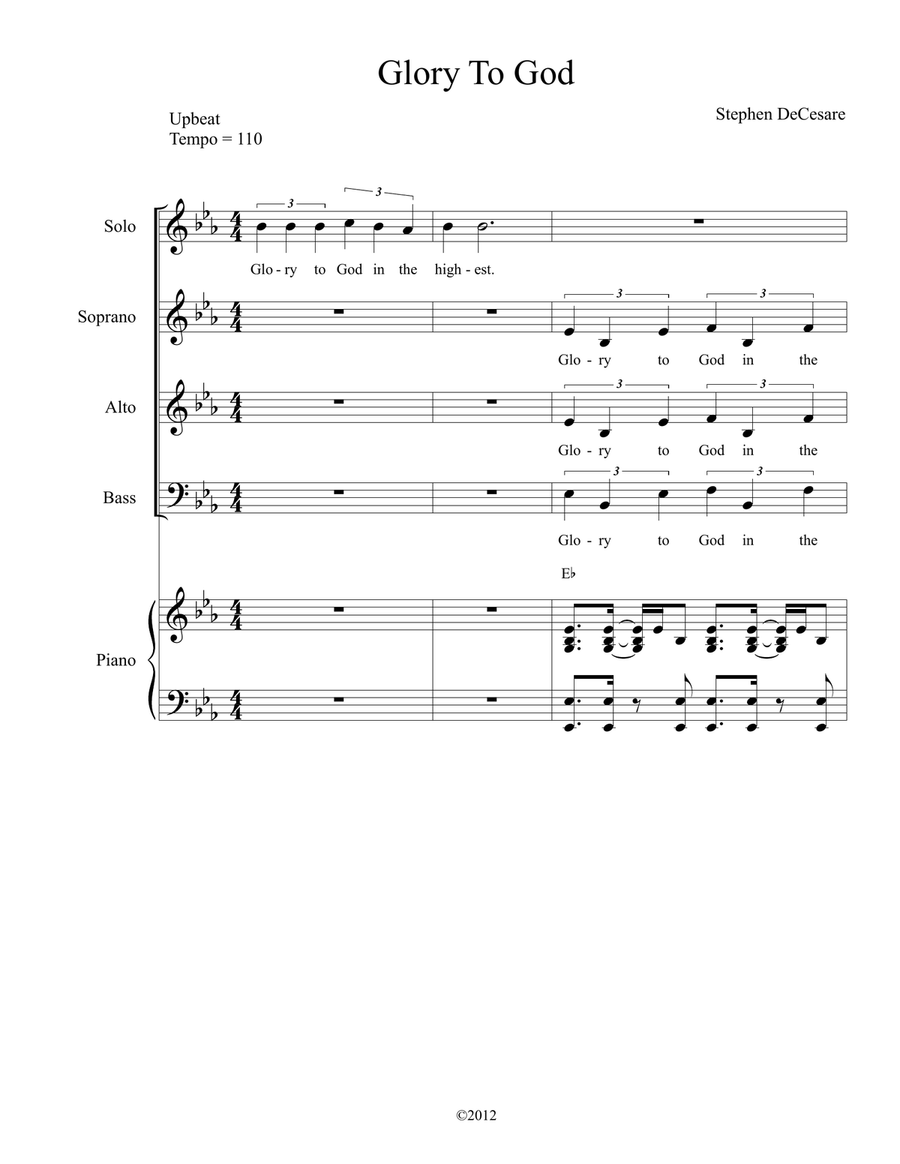 Mass of the Children (Choir/Vocal Score) 3-Part scores gallery preview page 6