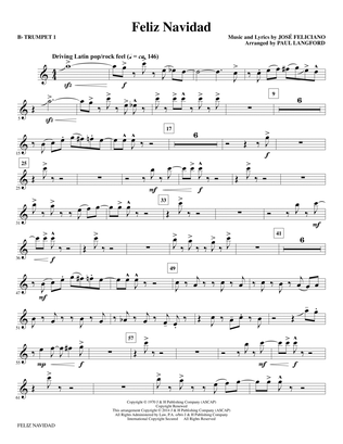 Feliz Navidad (arr. Paul Langford) - Bb Trumpet 1