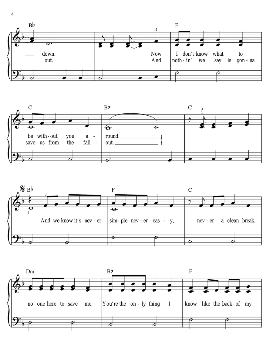 Breathe Easy Piano scores gallery preview page 4