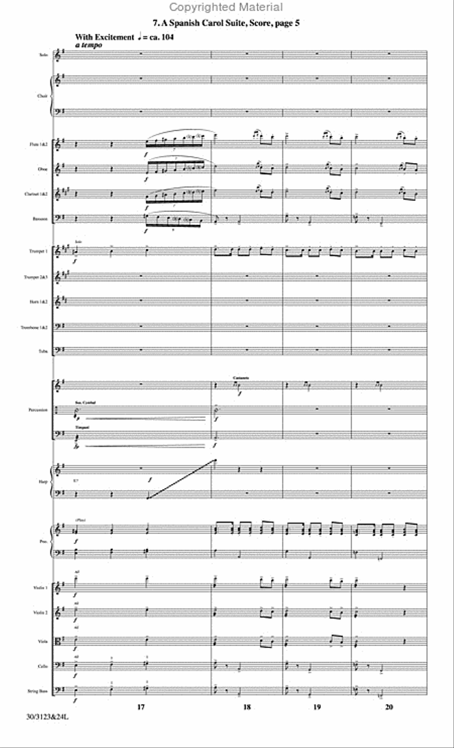 The Christmas Story - Set of Parts Choir scores gallery preview page 62