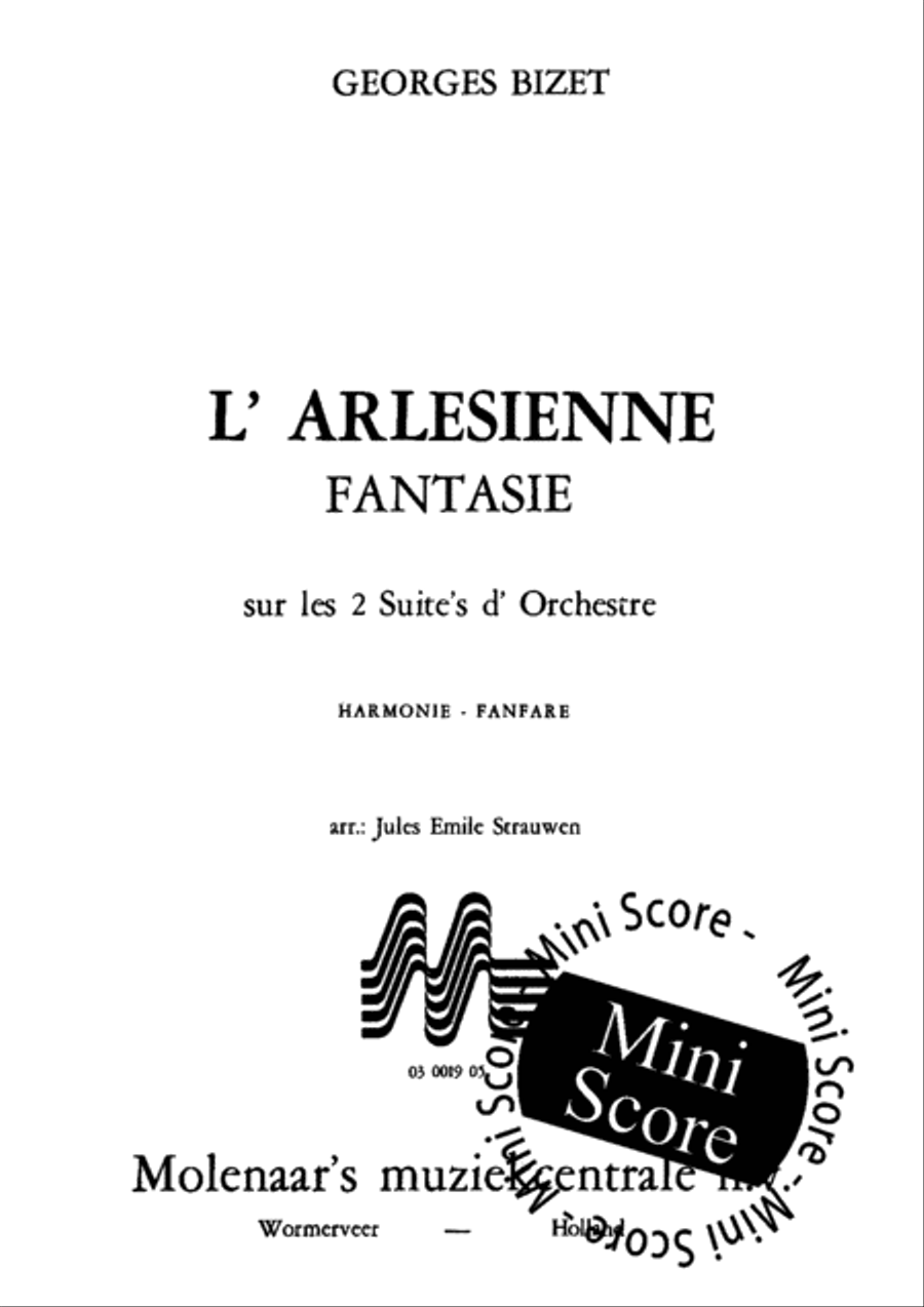 L'Arlesienne Concert Band scores gallery preview page 3