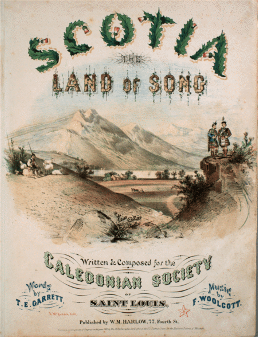 Scotia. The Land of Song 4-Part scores gallery preview page 1