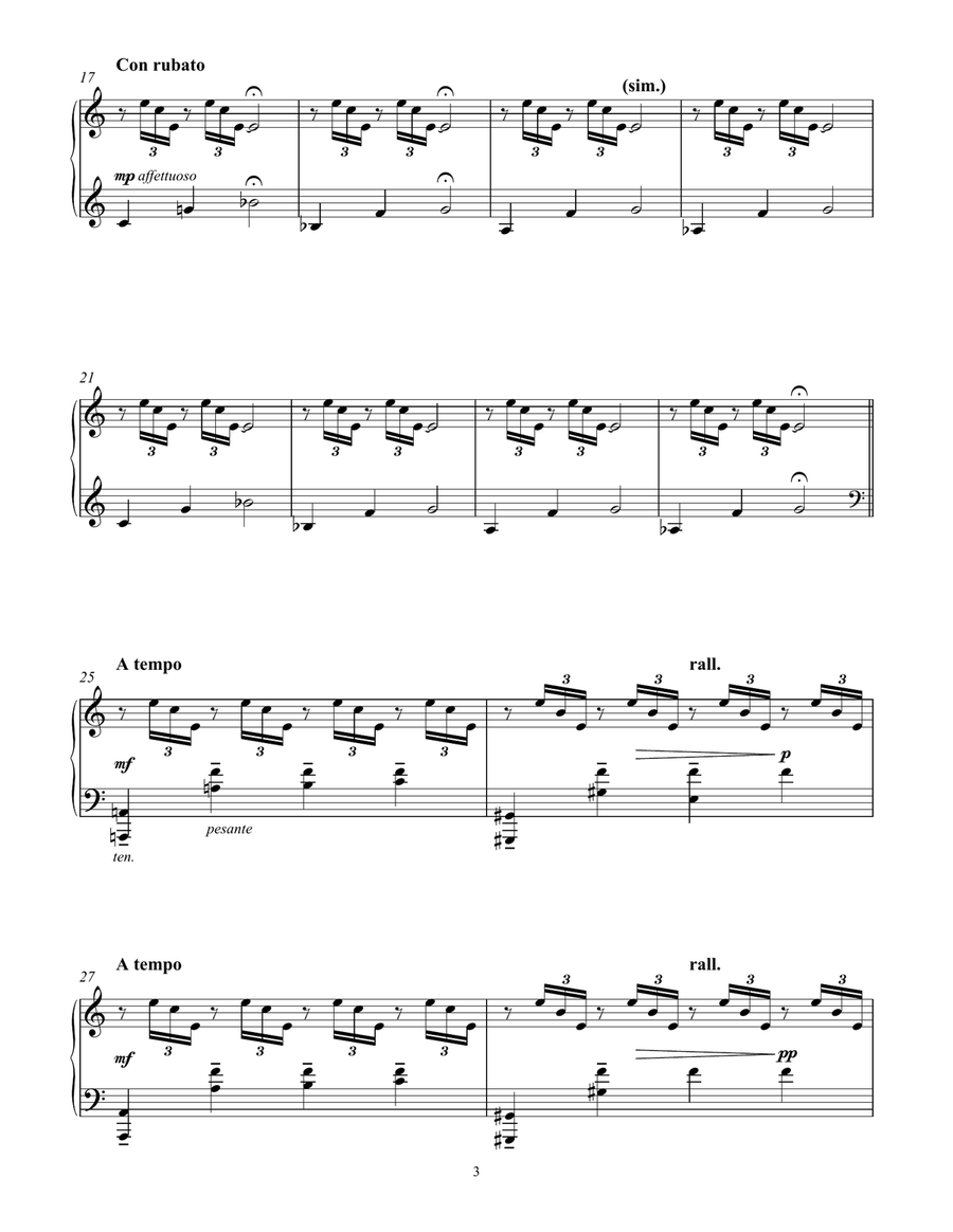 Cold Wind (from Seven Days Walking: Day 6) Piano Solo scores gallery preview page 3