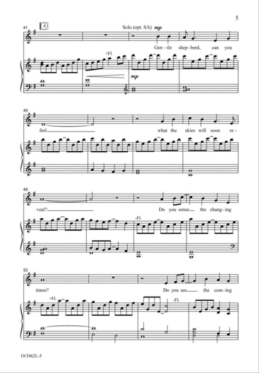 Shepherd, Do You Sleep? Shepherd, Do You Sleep? 4-Part scores gallery preview page 5