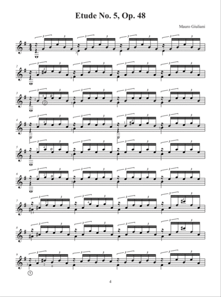 Complete Warm-Up for Classical Guitar Lute scores gallery preview page 5