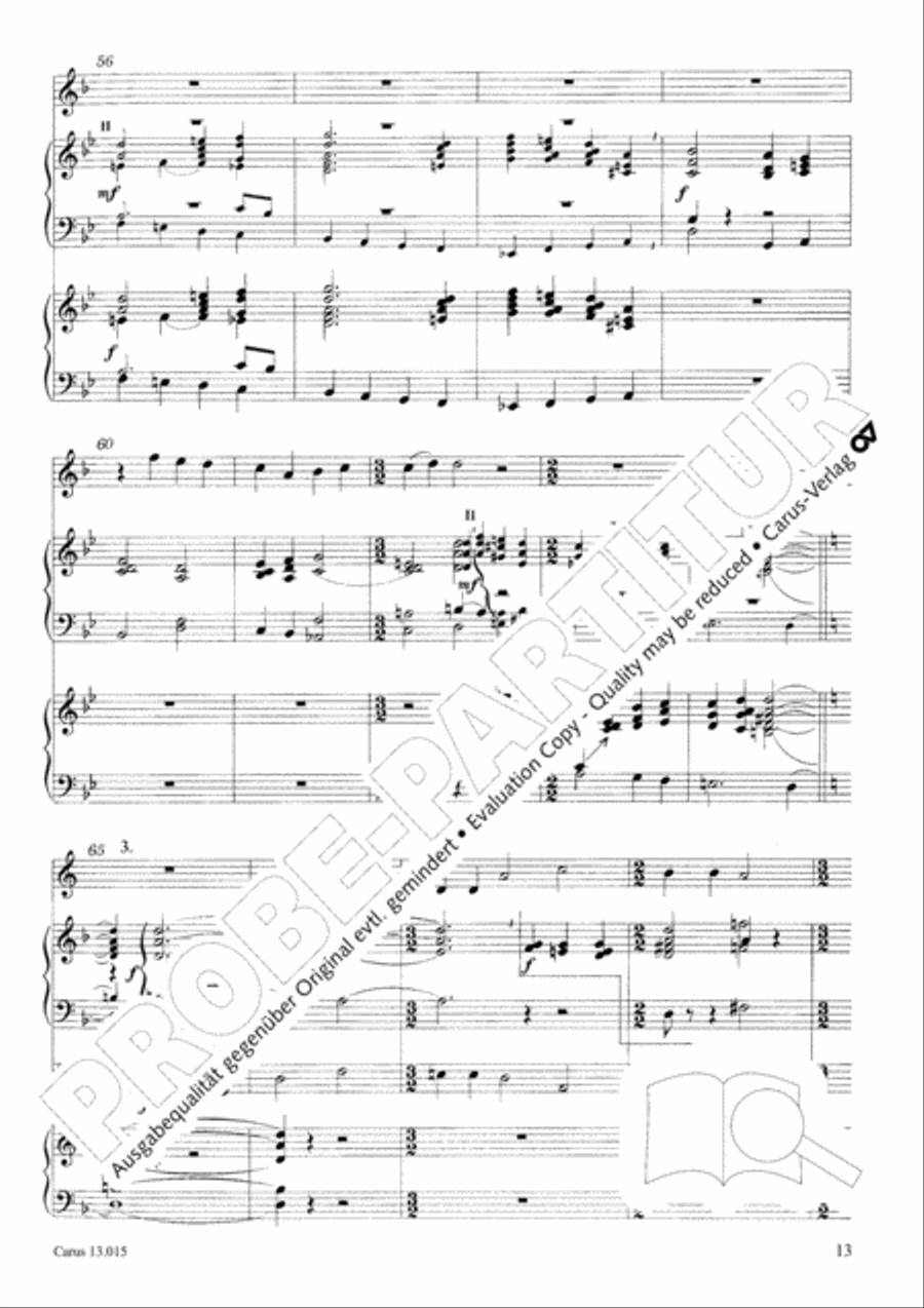 Schilling: Three Chorale Preludes Score scores gallery preview page 14