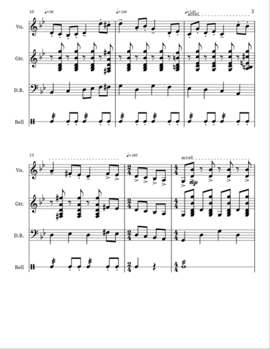 Russian Dance Russian Dance Small Ensemble scores gallery preview page 3