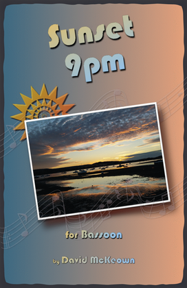 Book cover for Sunset 9pm, for Bassoon Duet