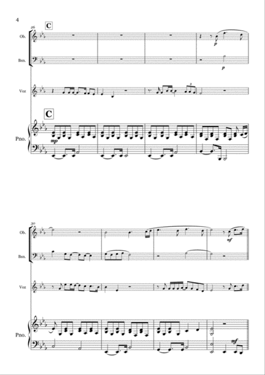 Hasta Mi Final Small Ensemble scores gallery preview page 4