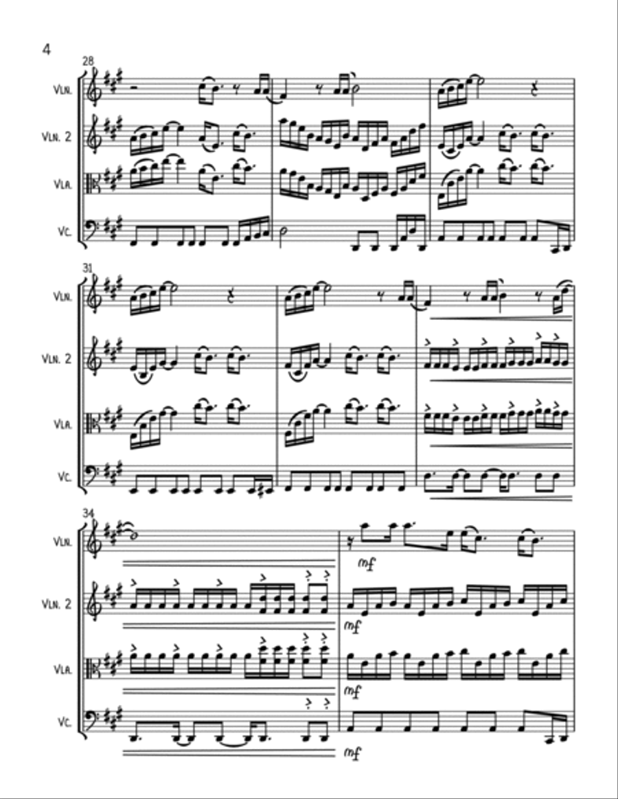Never Enough String Trio scores gallery preview page 4