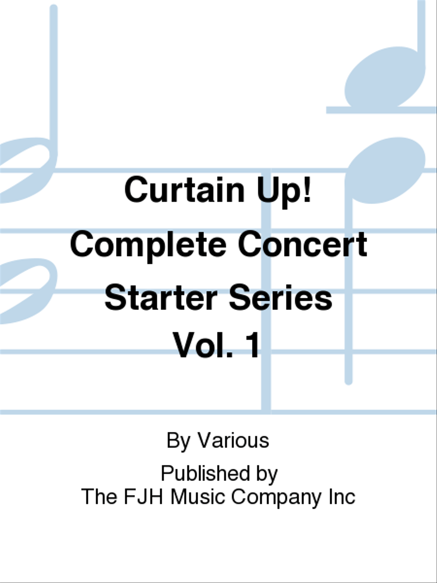 Curtain Up! Concert Band scores gallery preview page 1