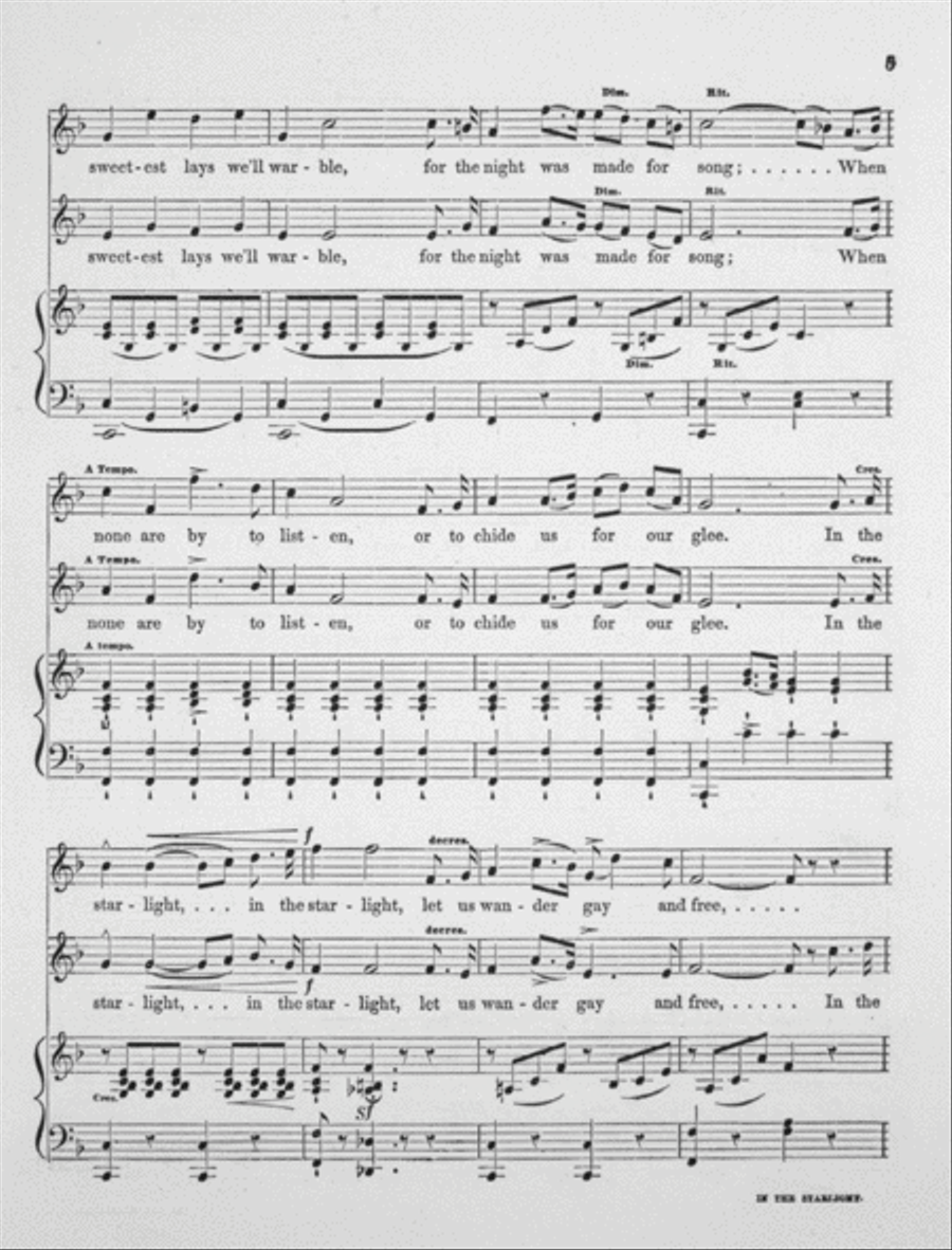 Bouquet of Beautiful Duets. In the Starlight Voice scores gallery preview page 4