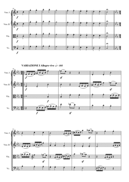 Filiberto PIERAMI: INTRODUZIONE,TEMA E VARIAZIONI SU " AH, VOUS DIRAI-JE MAMAN (op.16) - Score Only