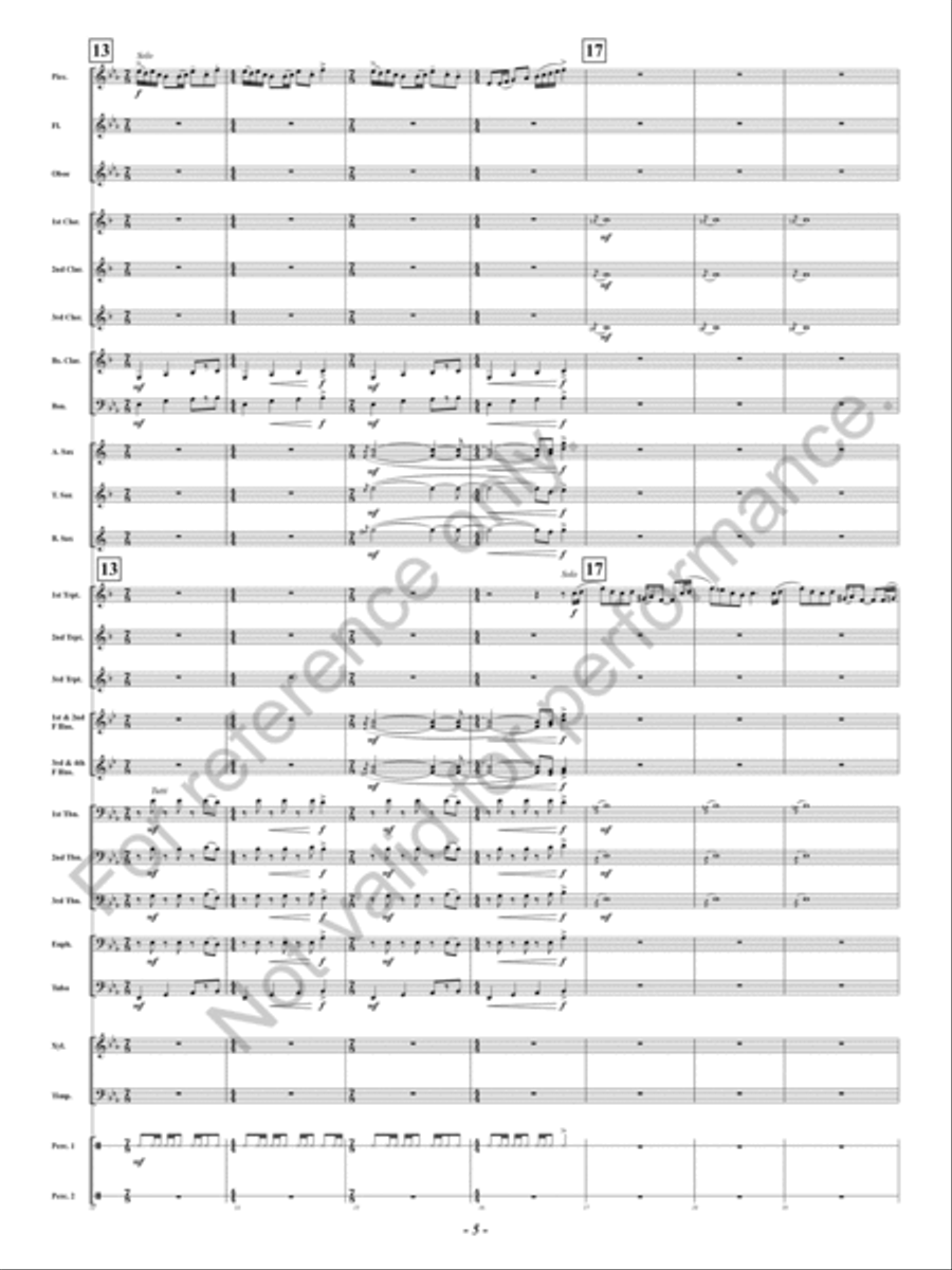 Square Square Concert Band scores gallery preview page 6