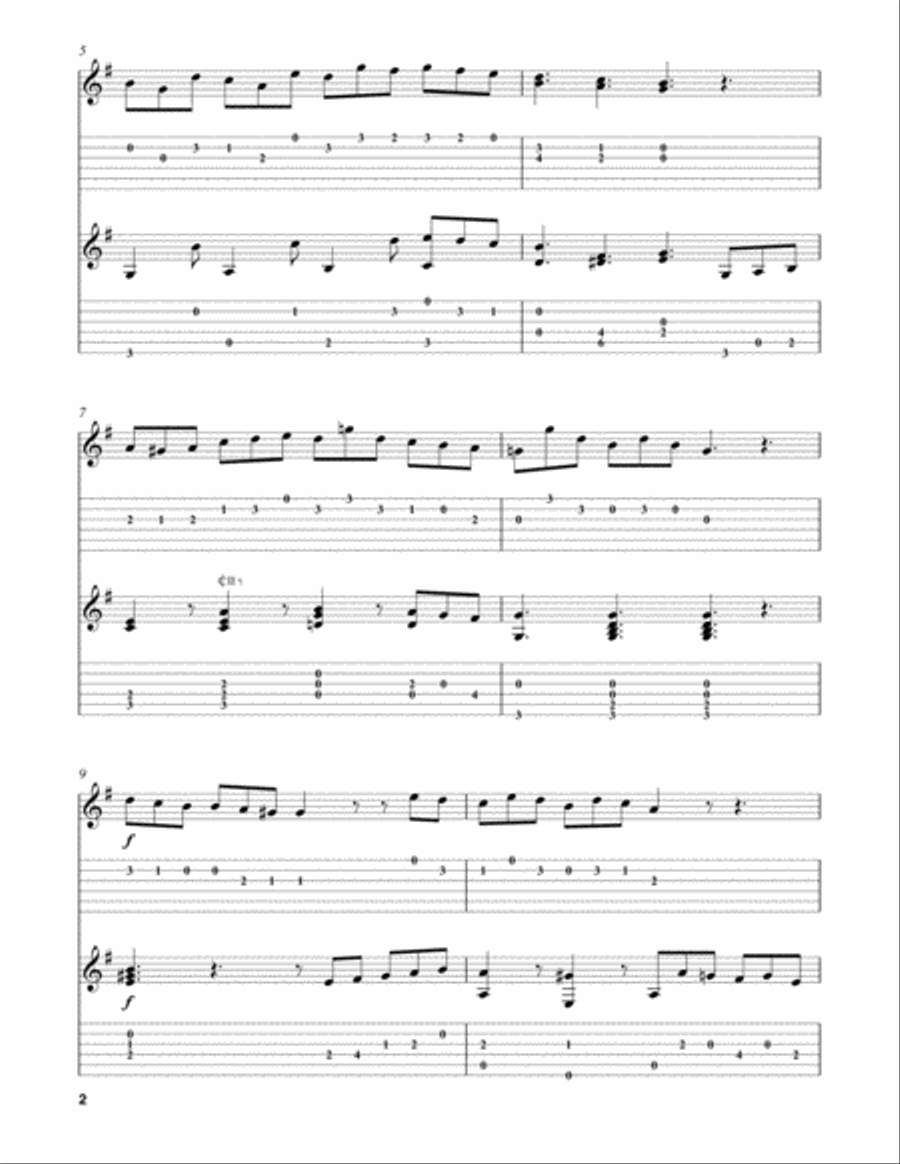 Andante Andante Acoustic Guitar scores gallery preview page 2