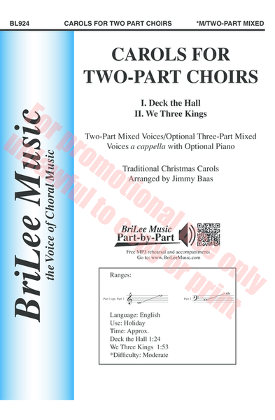 Carols for Two-Part Choirs image number null