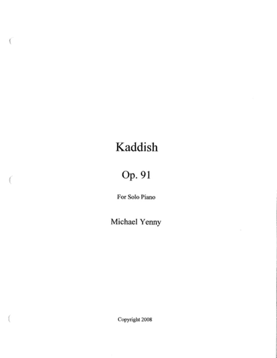 Kaddish, op. 91 image number null