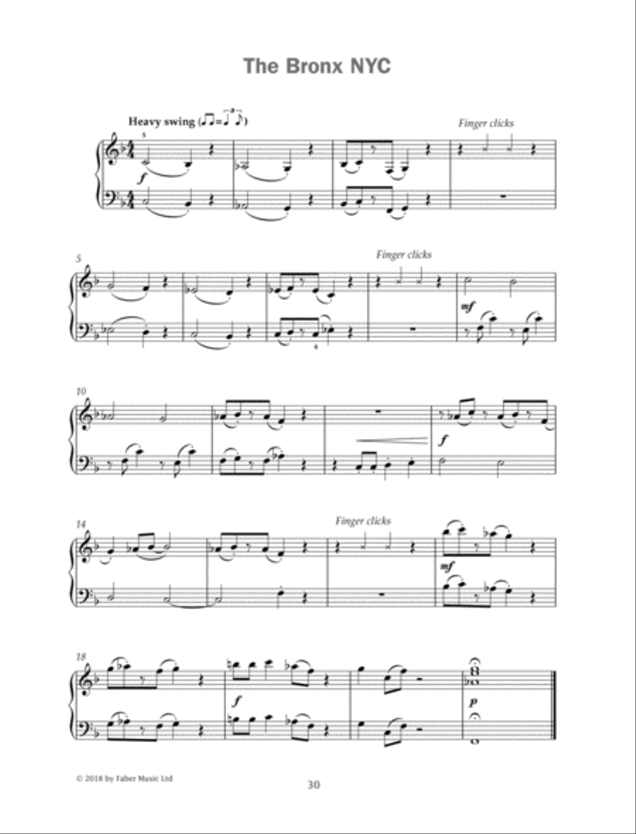 Improve Your Sight-Reading! A Piece a Week -- Piano, Level 4 Piano Method scores gallery preview page 4