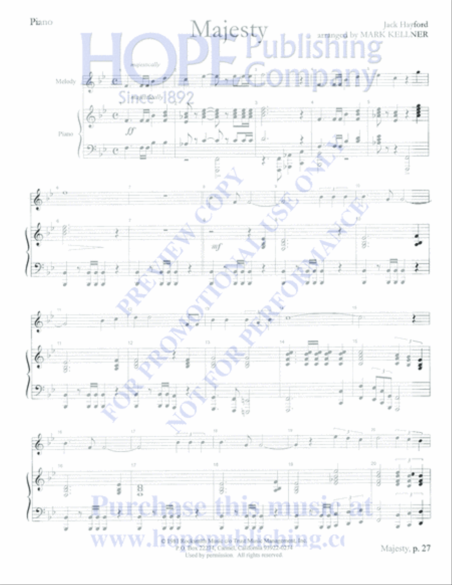 Praise Him with Instruments Orchestra scores gallery preview page 29