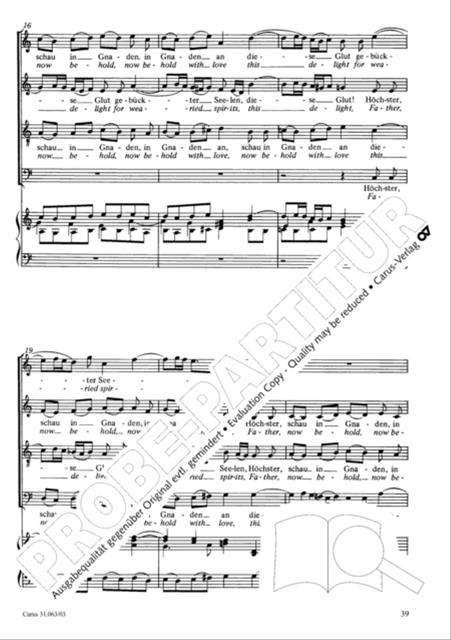 Christians, etch this blessed day (Christen, atzet diesen Tag) 4-Part scores gallery preview page 40