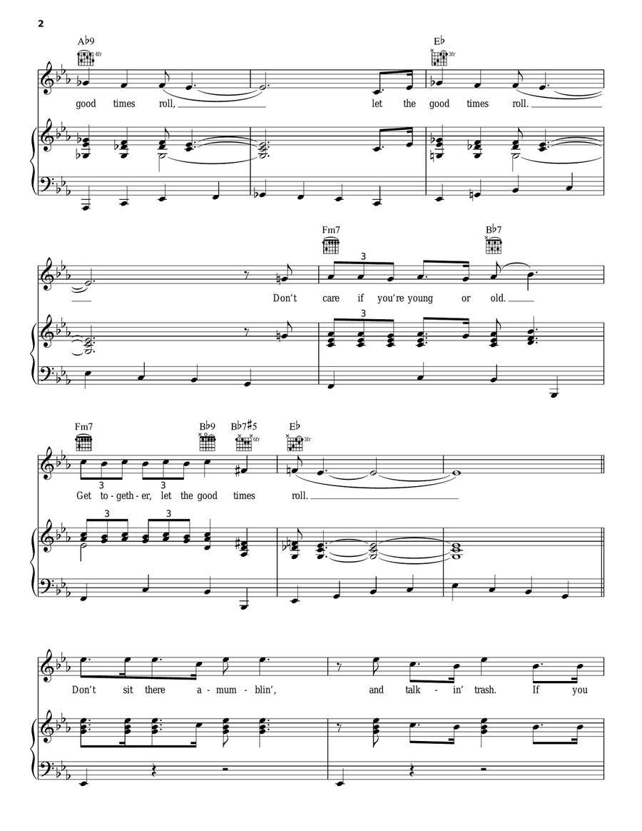 Let The Good Times Roll Let The Good Times Roll Acoustic Guitar scores gallery preview page 2