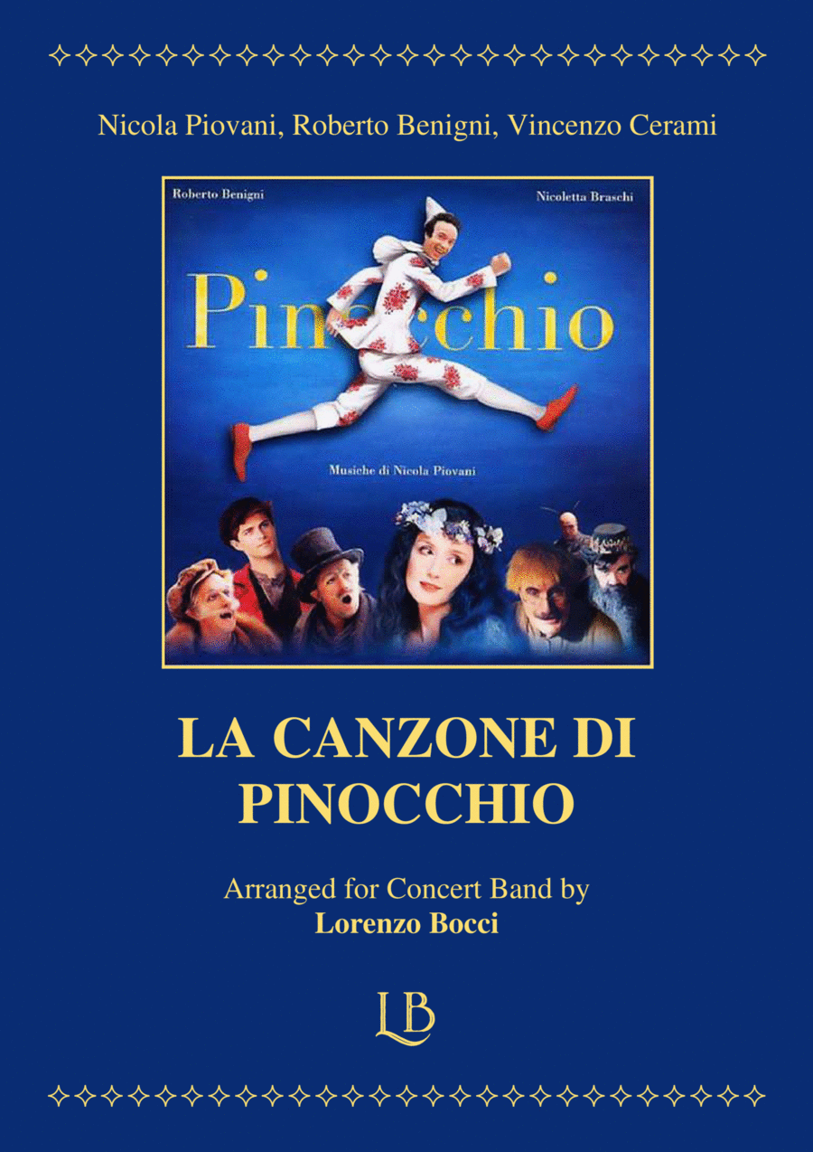 La Canzone Di Pinocchio Concert Band scores gallery preview page 1