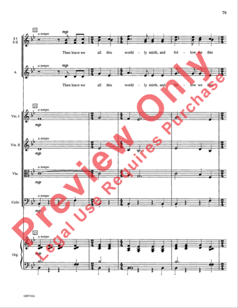 A Festival of Lessons and Carols Choir scores gallery preview page 80