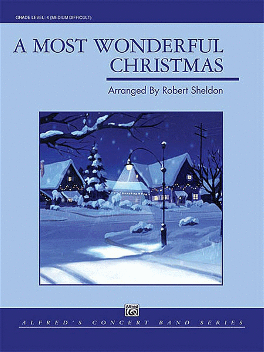 A Most Wonderful Christmas Concert Band scores gallery preview page 1
