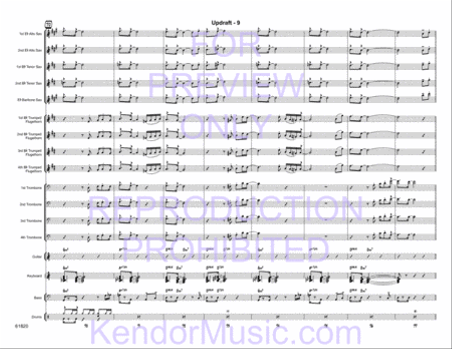 Updraft Updraft Jazz Ensemble scores gallery preview page 10