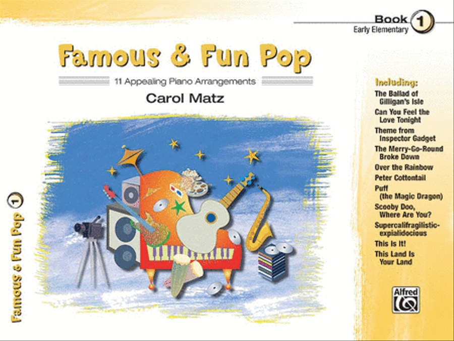 Famous & Fun Pop, Book 1 Piano Method scores gallery preview page 1
