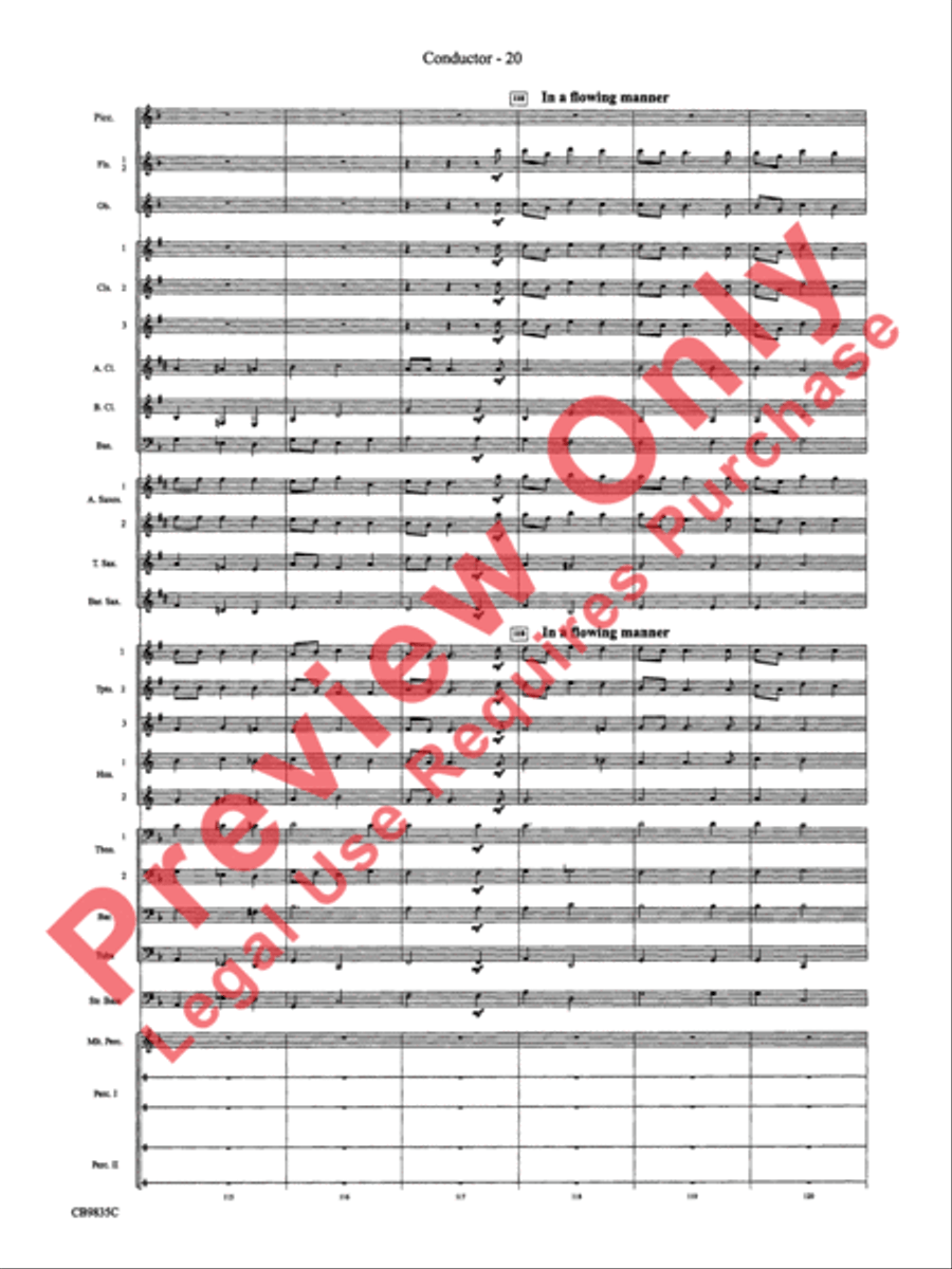 A Charlie Brown Christmas Concert Band scores gallery preview page 23