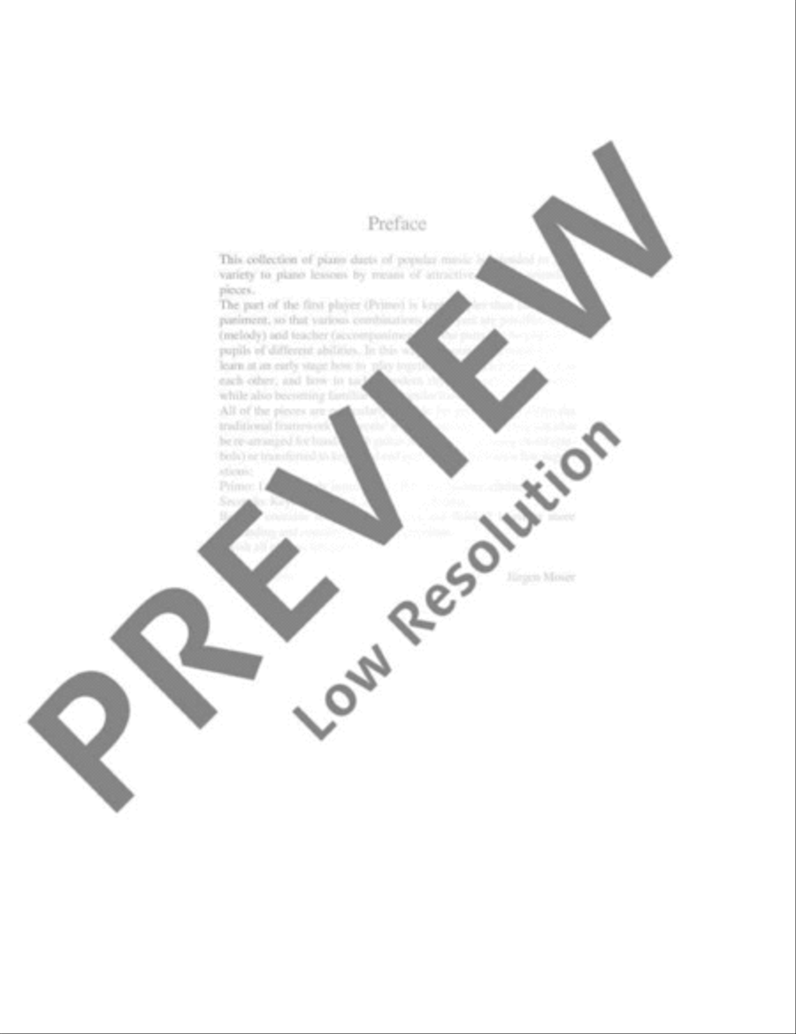 Just for Fun Piano Duet scores gallery preview page 5