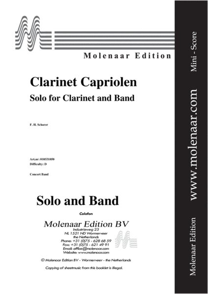 Clarinet Capriolen