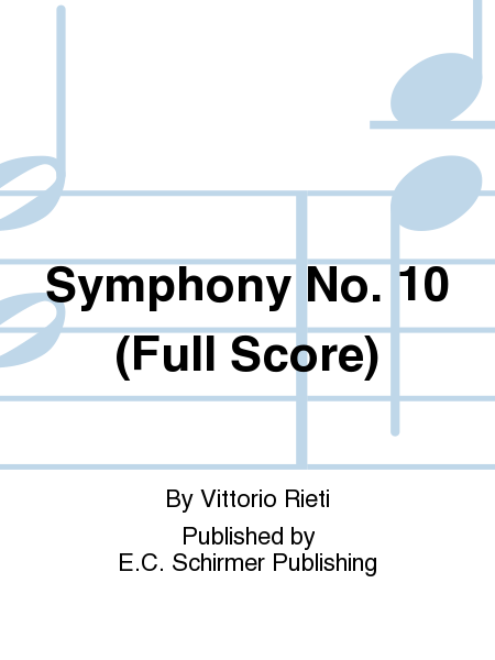 Symphony No. 10 (Additional Full Score)