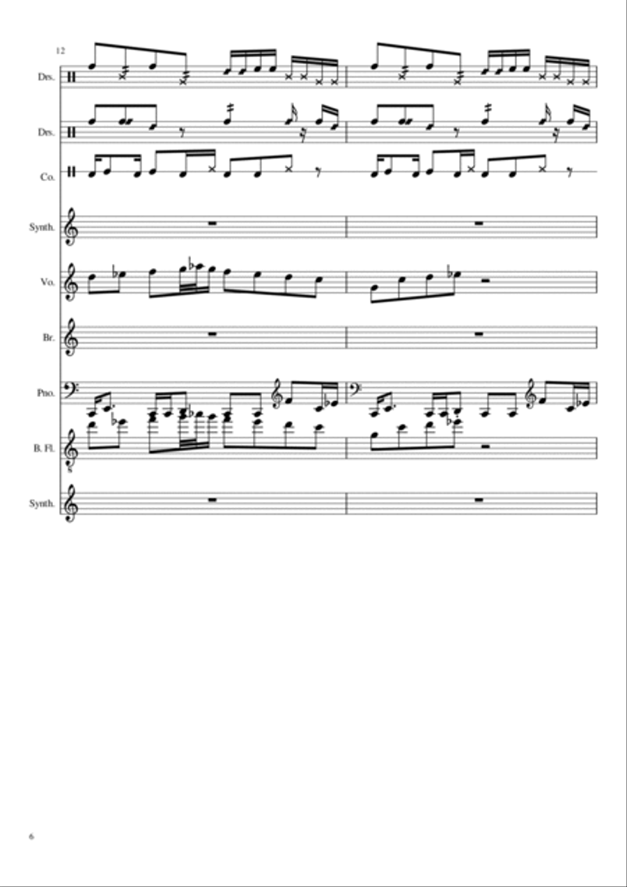 BarunFilmTrailerCastingMusic Small Ensemble scores gallery preview page 6