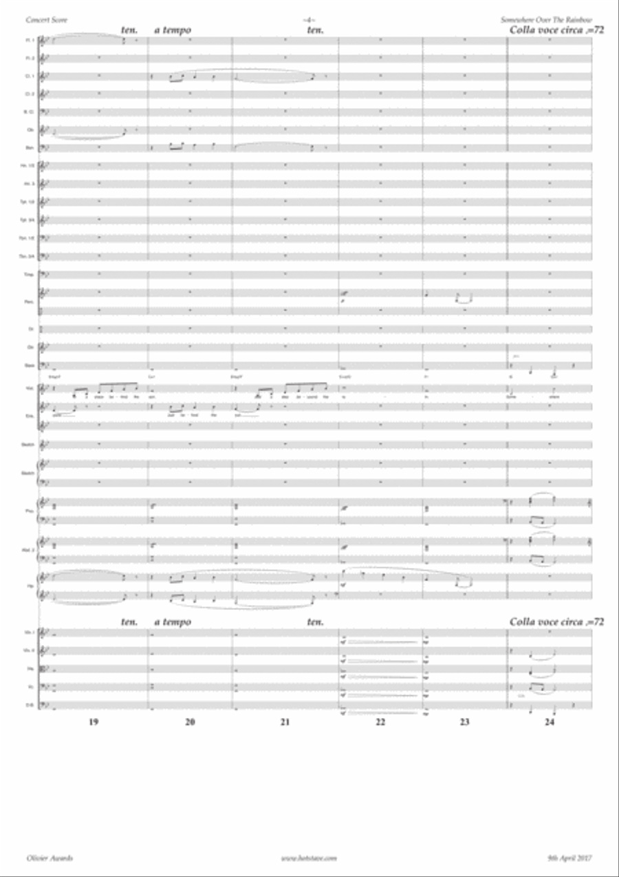 Over The Rainbow (from The Wizard Of Oz)