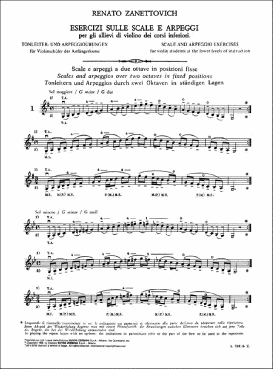 Esercizi Sulle Scale E Arpeggi Vol. 2 Violin Solo scores gallery preview page 2