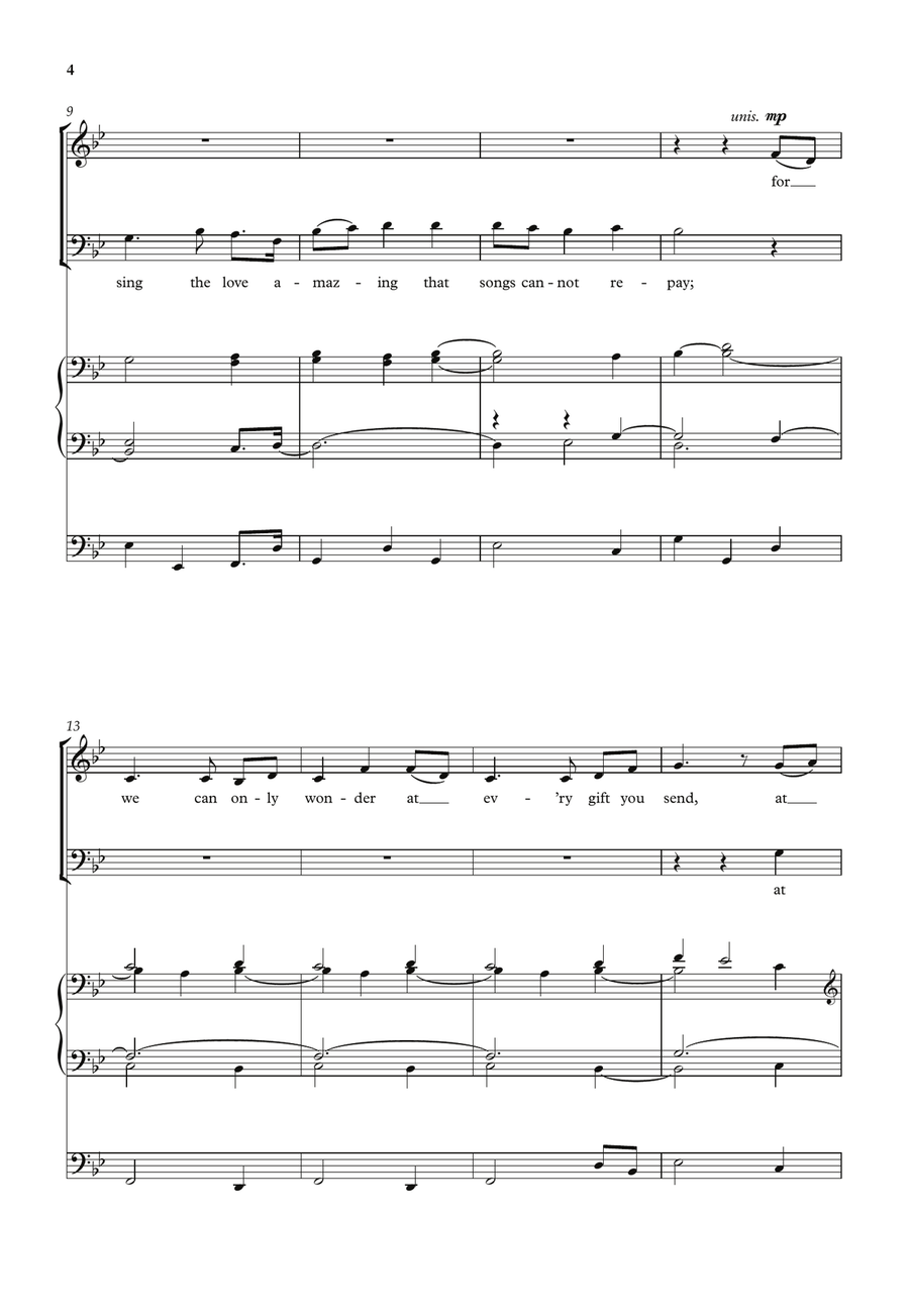O God beyond all praising 4-Part scores gallery preview page 3